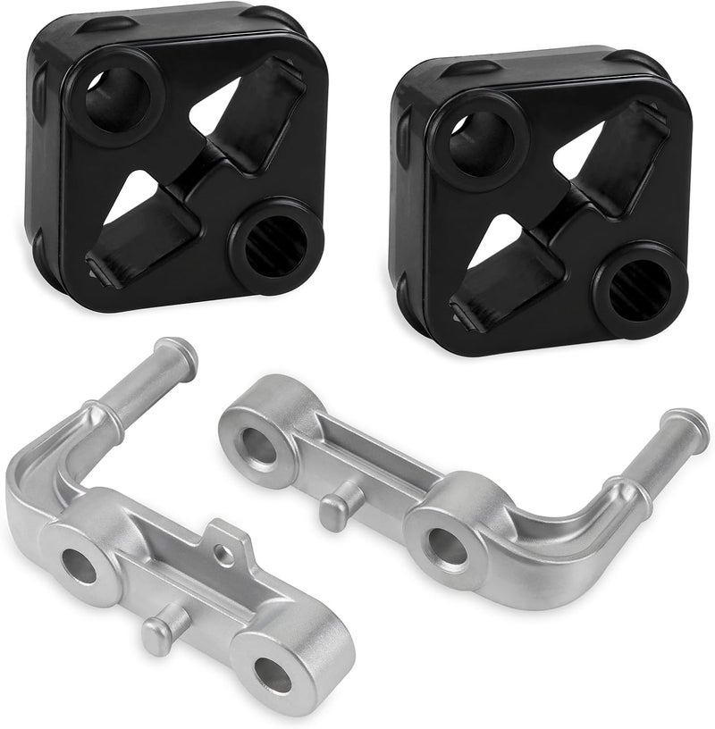 Lazenta 68275662AB Exhaust Bracket Muffler Support Rubber Isolator Hanger Assembly Rear Left & Right Compatible with 2019-2025 Ram 1500 3.0L 5.7L 6.2L, Driver Passenger Side 4PCS - Image 1